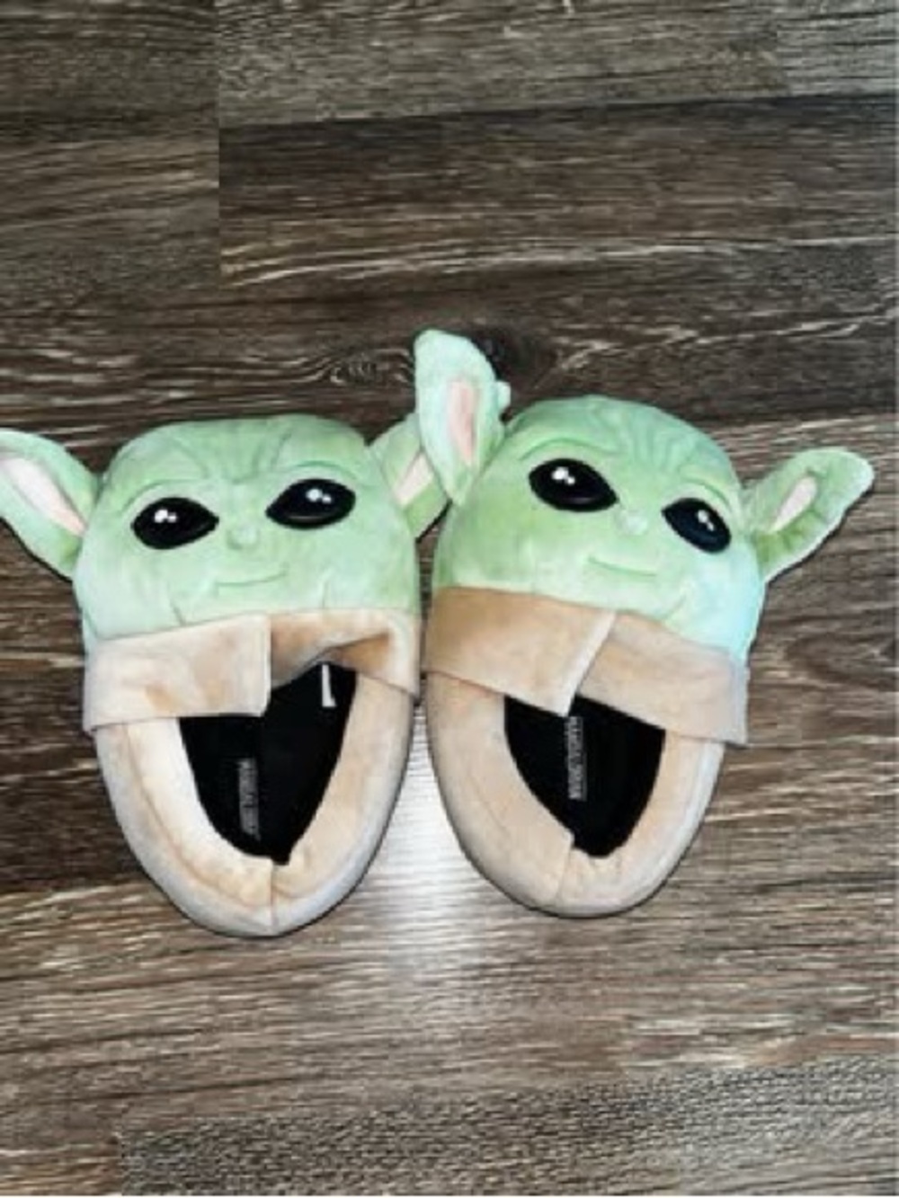 Kids Plush One-Piece Slippers in Light Green - The Child Style